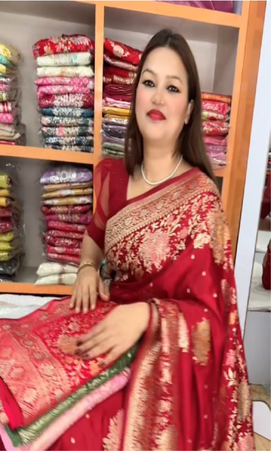 Party wear saree - Image 2